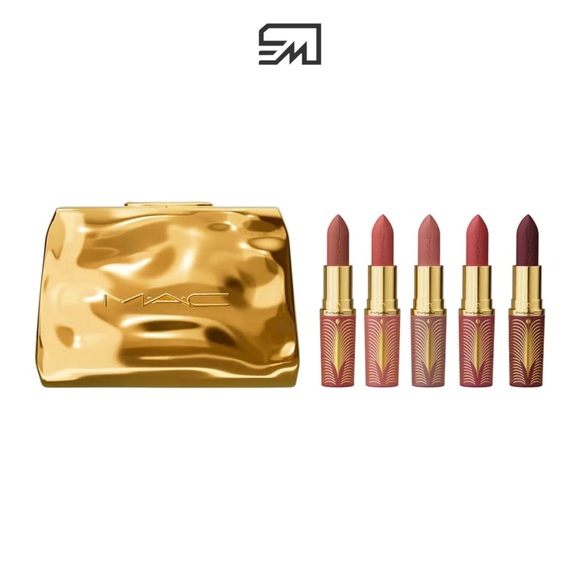 NWT MAC 5 Pc Gold Standard MATTE LIPSTICK - Picture 5 of 6